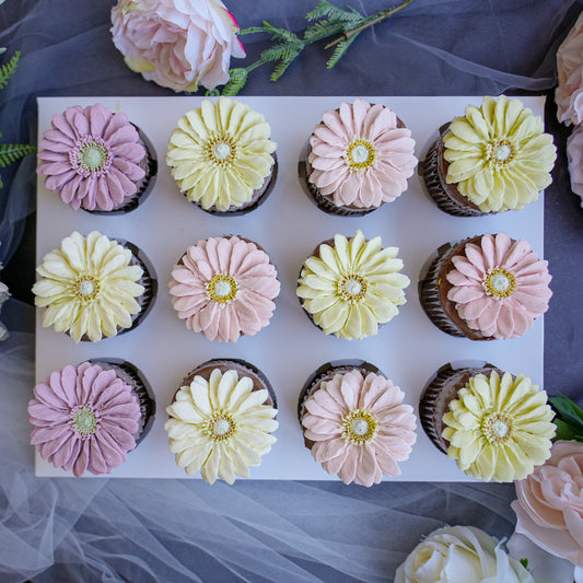 Gerbera Cupcakes