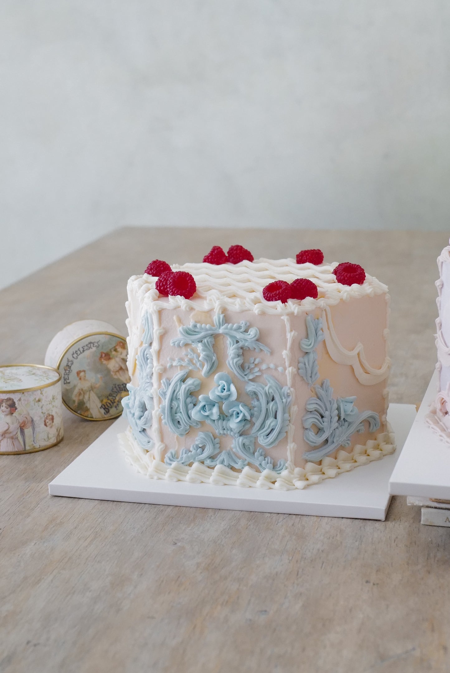 Vintage Hexagon Cake