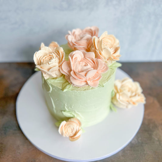 Ranunculus Cake